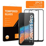 AMORUS 2Pcs / Pack for Samsung Galaxy Xcover6 Pro 5G Tempered Glass Secondary Strengthening Silk Printing Full Glue Full Screen Protector