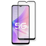 AMORUS For Oppo A57 (2022) 5G / A77 5G Full Screen Protector Silk Printing Full Glue Secondary Strengthening Tempered Glass Film