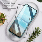 AMORUS For Oppo A57 (2022) 5G / A77 5G Full Screen Protector Silk Printing Full Glue Secondary Strengthening Tempered Glass Film