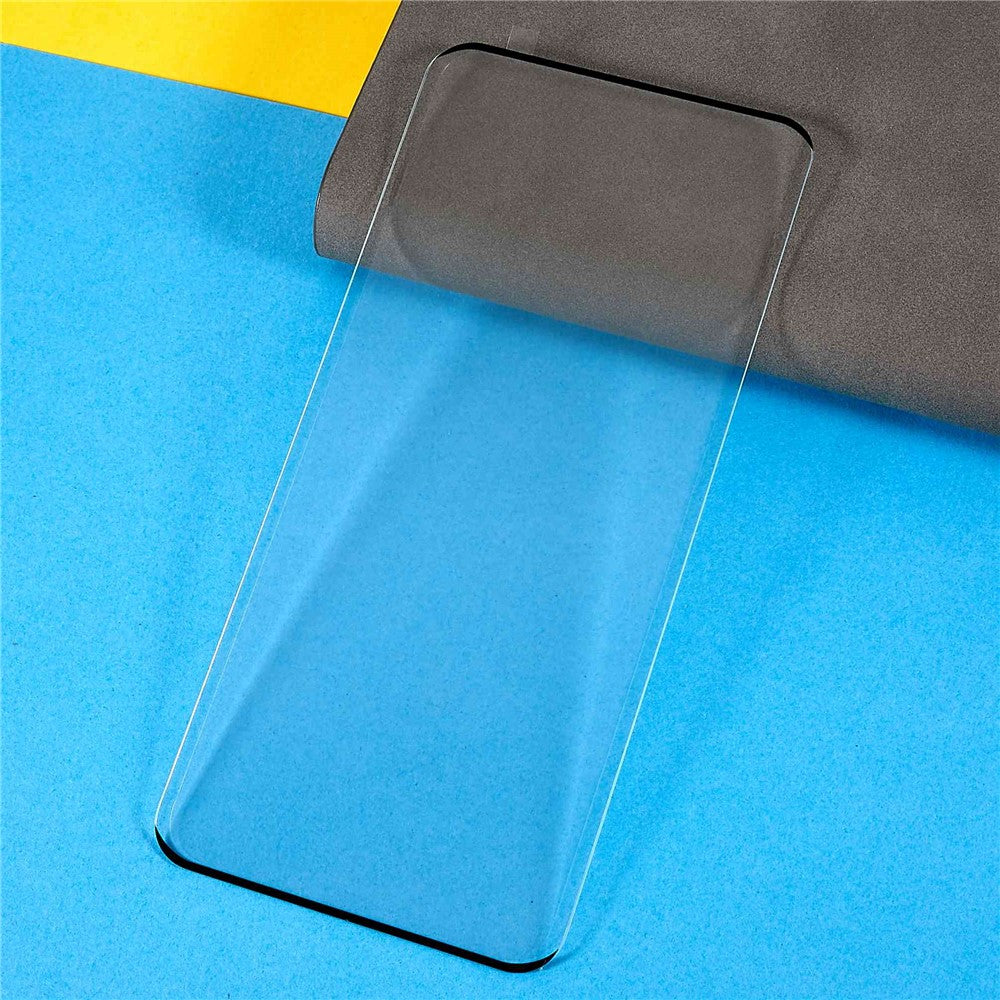 For Xiaomi 12S Pro 5G / 12 Pro (Dimensity) 5G / 12 Pro 5G Silk Printing Screen Protector HD Clear Full Coverage Side Glue Black Edge Tempered Glass Film