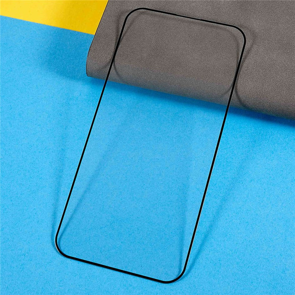 Til iPhone 14 Pro Max 6.7 tommer Hærdet Glas Skærmbeskytter Eksplosionssikker 20D Silkeudskrivning Fuld Skærm Film
