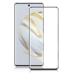 AMORUS For Huawei nova 10 4G Tempered Glass Film 3D Curved Edges Anti-explosion Full Glue Full Screen Protector Silk Printing Edge