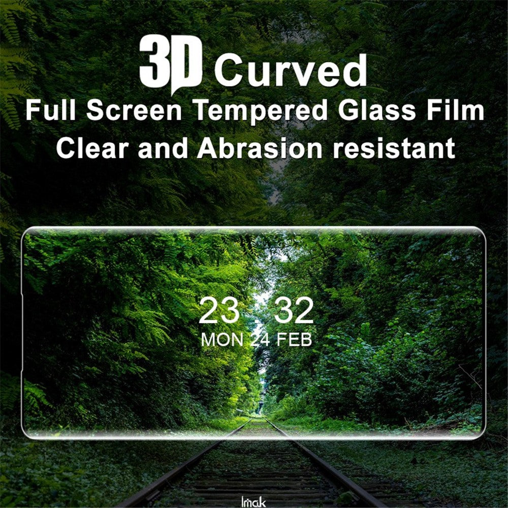 IMAK 3D Curved AGC Tempered Glass Film for Huawei nova 10 4G, High Definition Side Glue Full Screen Protector
