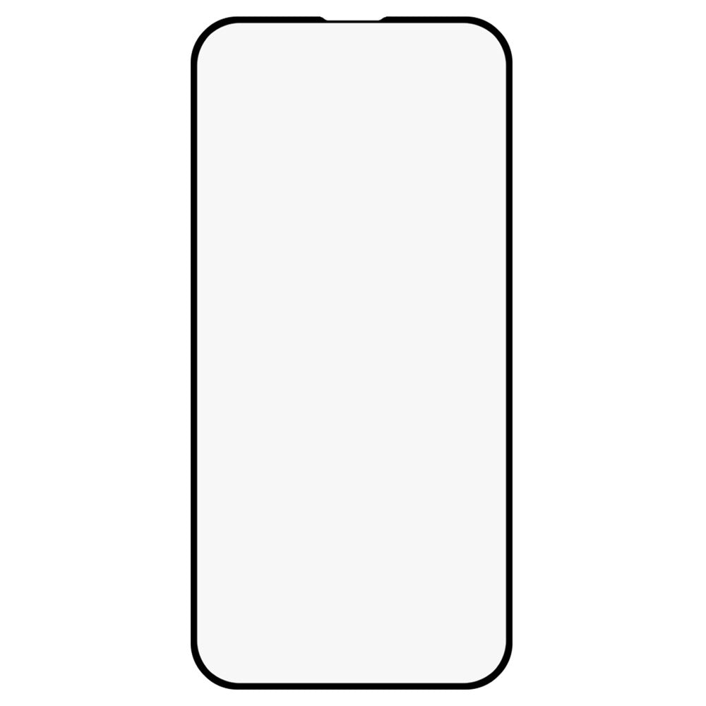 RURIHAI fulddækkende skærmbeskyttelse til iPhone 14 på 6,1 tommer, sekundærhærdet 9H 2.5D HD fulddækkende aluminium-siliciumglasfilm