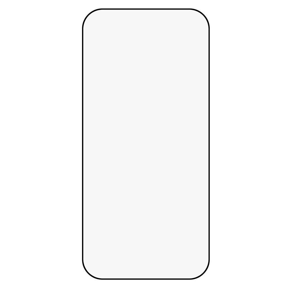 RURIHAI för iPhone 14 Pro 6,1 tum Heltäckande Skärmskydd Sekundärhärdande Anti-slitage 9H 2.5D HD Aluminium-kisel Glasfilm