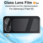 IMAK for Samsung Galaxy Z Flip4 5G Camera Lens Film Anti-Scratch HD Tempered Glass Lens Protector + Back Screen Protector
