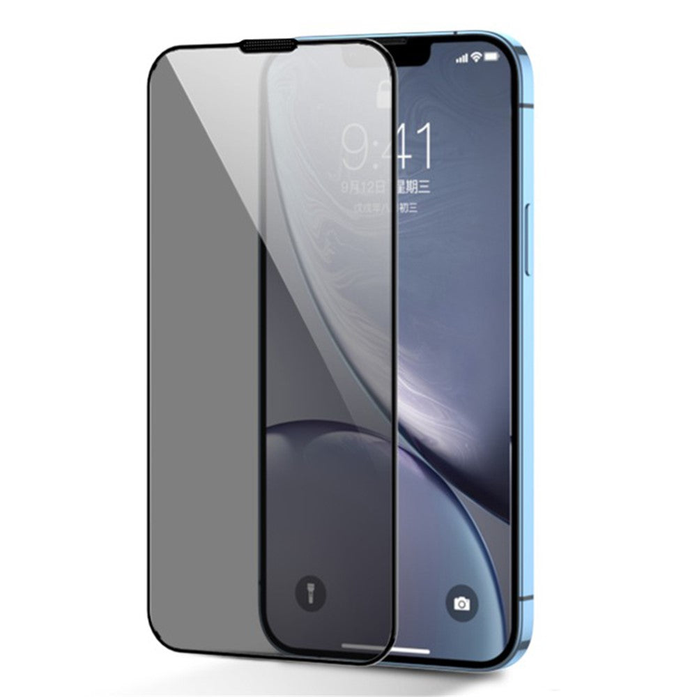 JOYROOM JR-P03 Skärmskydd med silkestryck för iPhone 14 Plus, Anti-spionage heltäckande reptålig härdat glasfilm