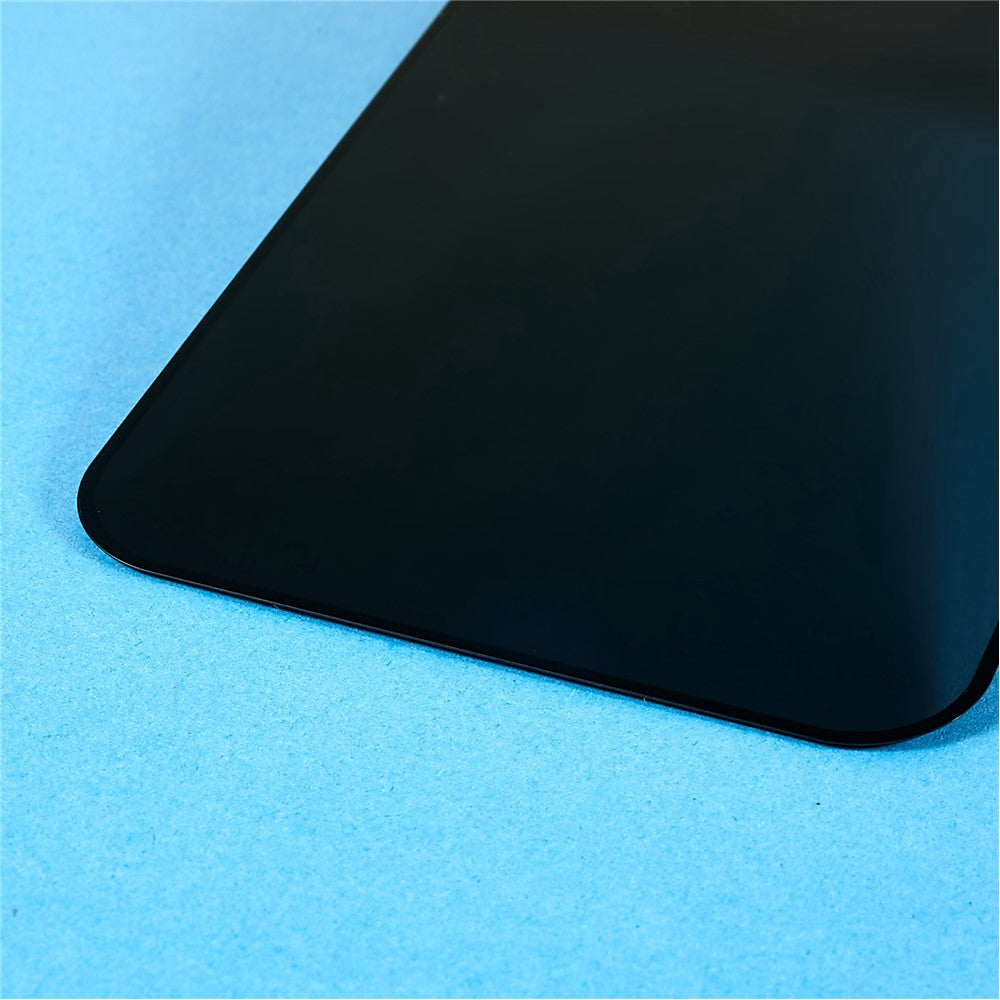 iPhone 14 6,1 tommer fulddækkende højtransparent aluminium-silicium-glasfilm med antikig-privatlivsbeskyttelse, slidbeskyttelse, fuldt klæbende, silketrykt, hærdet glasskærmbeskyttelse