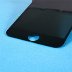 For iPhone SE (2022) / (2020) / 7 / 8 4.7 inch Anti-spy Full Screen Protector Full Glue Silk Printing High Aluminium-silicon Glass Film