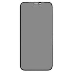 Anti-spion skærmbeskytter til iPhone 12 mini 5,4 tommer, Fuld dækning Fuld lim Silketryk Højaluminiums-silicium glasfilm