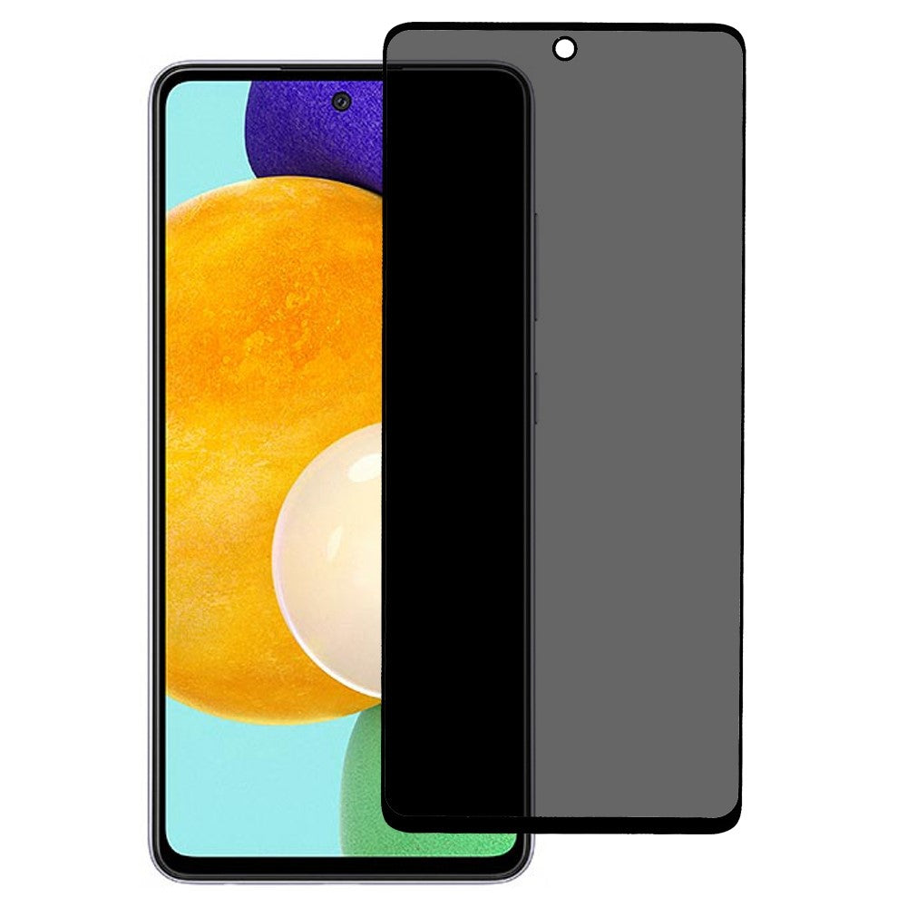 Samsung Galaxy A52 4G / 5G / A52s 5G Heltäckande Anti-spion Skärmskydd Silkestryck Heltäckande Hög Aluminium-Silikon Glasfilm