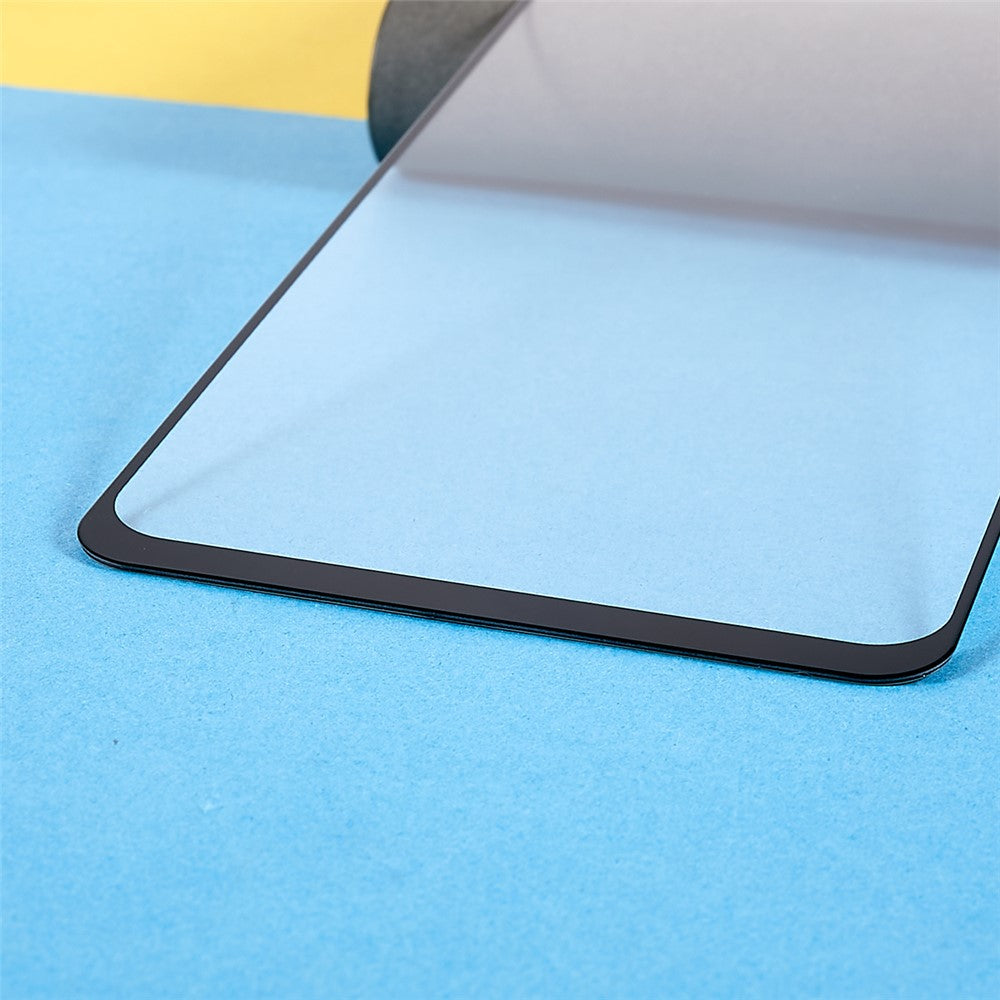9D härdat glasfilm för Oppo Reno8 Lite 5G, högtransparent silkestryck sidolim helskärm 9H slitstarkt skärmskydd