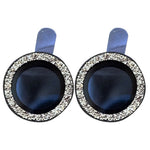 For iPhone 13 6.1 inch / 13 mini  2Pcs / Set Glitter Ring Design Anti-scratch Tempered Glass Camera Lens Protector Guard Film