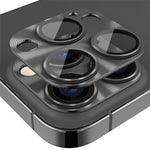 HAT PRINCE ENKAY For iPhone 14 Pro 6.1 inch / 14 Pro Max 6.7 inch Camera Lens Protector Aluminum Alloy + Tempered Glass Full Cover HD Clear Anti-scratch One-Piece Lens Film
