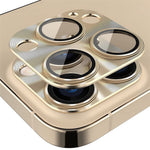 HAT PRINCE ENKAY For iPhone 14 Pro 6.1 inch / 14 Pro Max 6.7 inch Camera Lens Protector Aluminum Alloy + Tempered Glass Full Cover HD Clear Anti-scratch One-Piece Lens Film