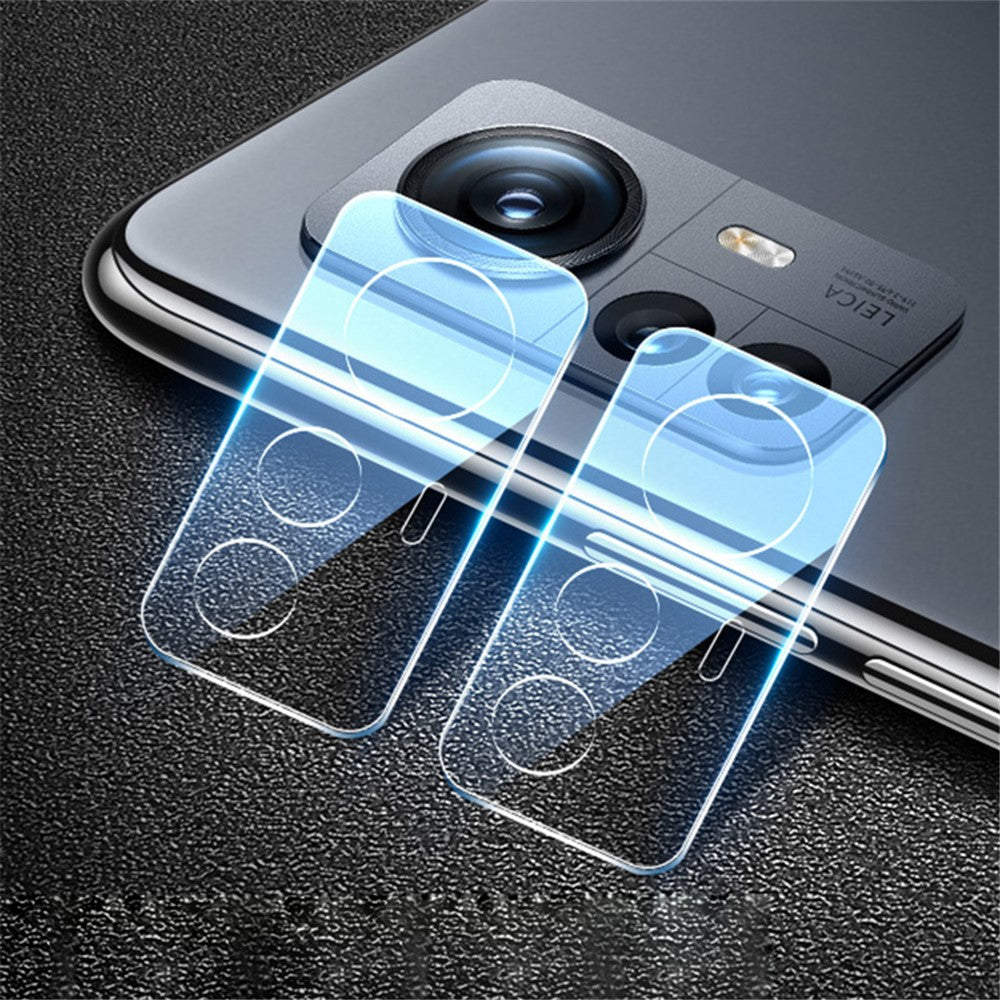 ENKAY HAT PRINCE 2 st/set för Xiaomi 12 Pro 5G / 12S Pro 5G / 12 Pro (Dimensity) 5G kameralinsskydd heltäckande heltäckande lim 0,2 mm 9H hög aluminium-kiselglasfilm