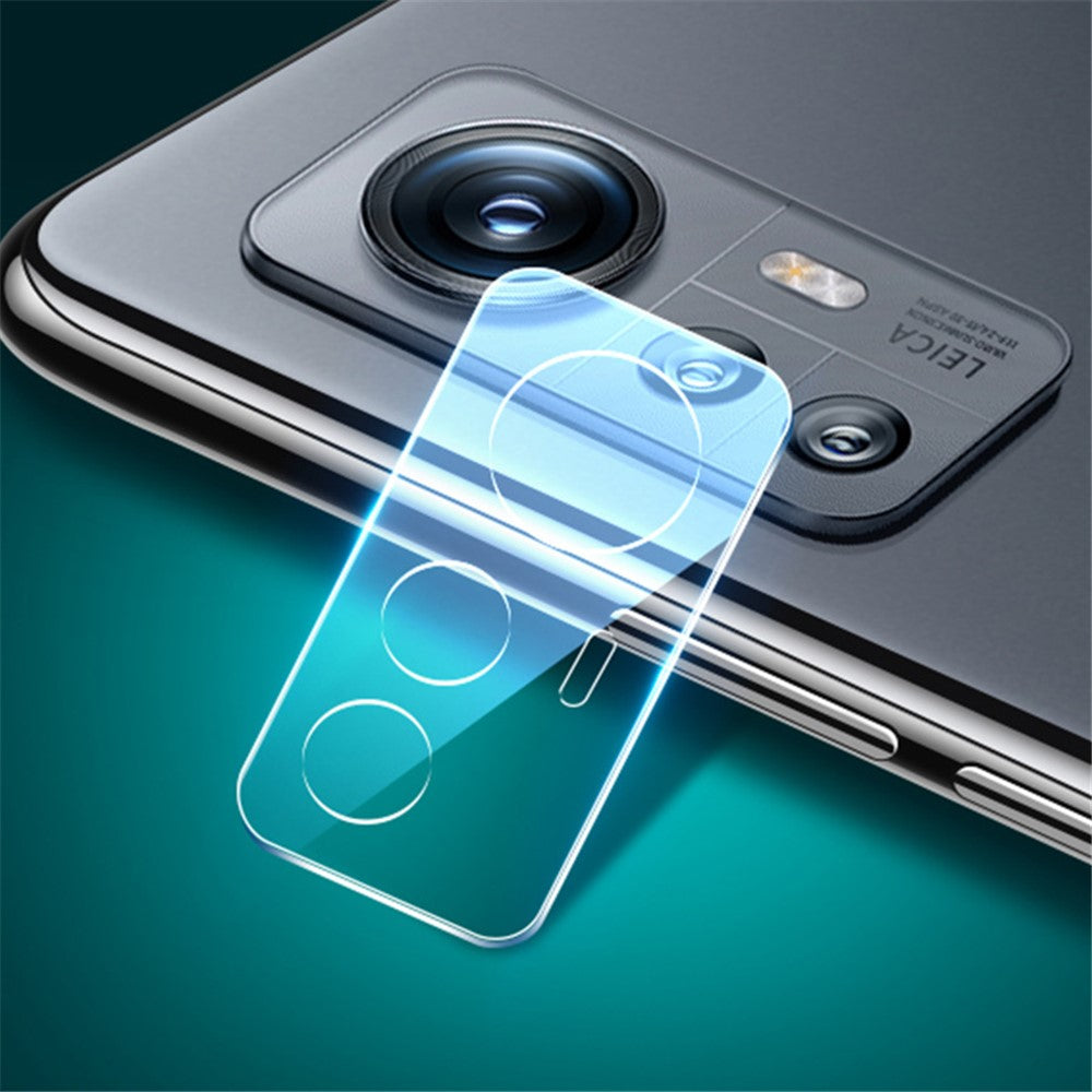 ENKAY HAT PRINCE För Xiaomi 12 Pro 5G / 12 Pro (Dimensity) 5G / 12S Pro 5G Högkvalitativt aluminium-kiselglaskameralinsskydd 0,2 mm 9H Heltäckande Film