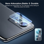 ENKAY HAT PRINCE För Xiaomi 12 Pro 5G / 12 Pro (Dimensity) 5G / 12S Pro 5G Högkvalitativt aluminium-kiselglaskameralinsskydd 0,2 mm 9H Heltäckande Film