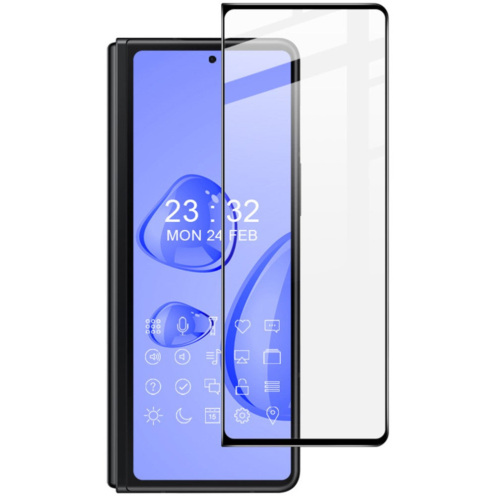 IMAK Pro+ Series for Samsung Galaxy Z Fold4 5G Screen Protector HD Clear 9H Hardness Tempered Glass Full Glue Full Coverage Protective Film