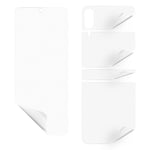 Til Samsung Galaxy Z Flip4 5G 1 sæt front- og bagside blød TPU-beskytter Slidstærk fuld dækkende beskyttelsesfilm