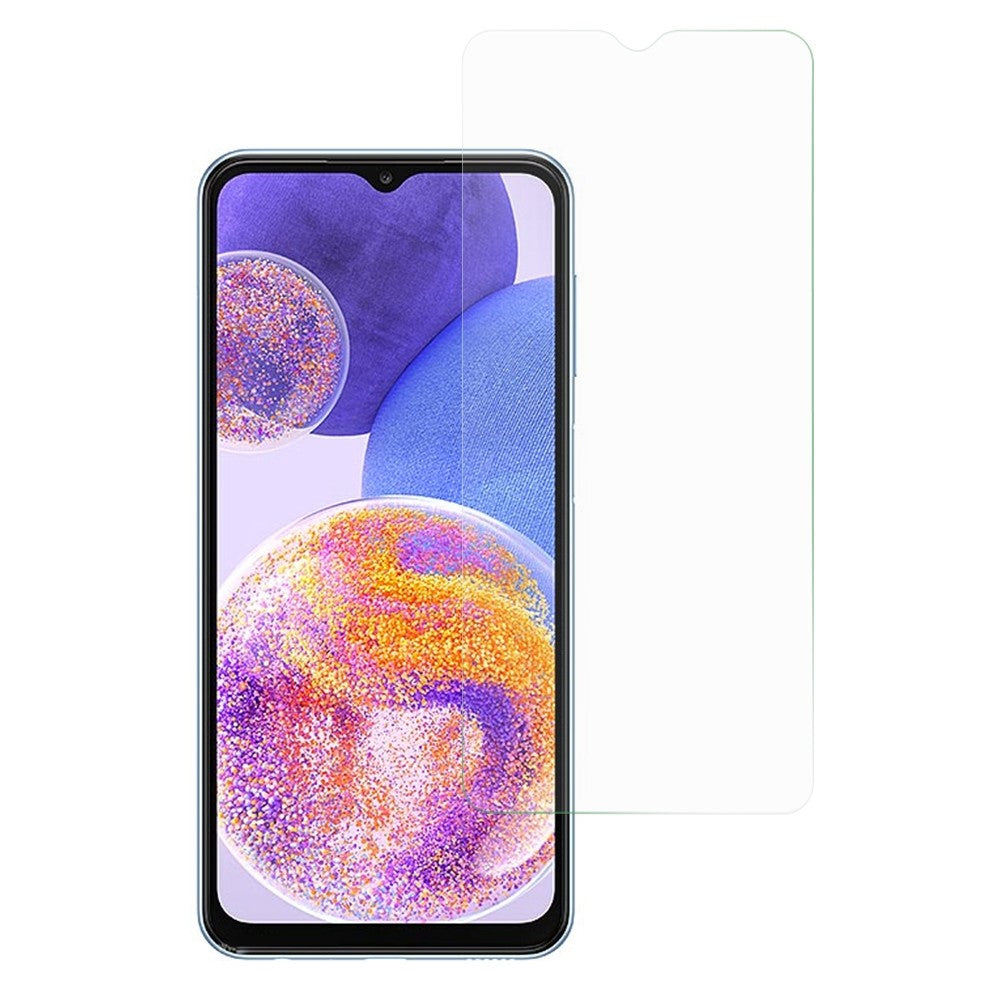 Til Samsung Galaxy A23 5G (Global Version) / 4G Eksplosionssikker 0,3 mm Buet Kant Skærmbeskytter Ridsefast HD Klar Hærdet Glasfilm