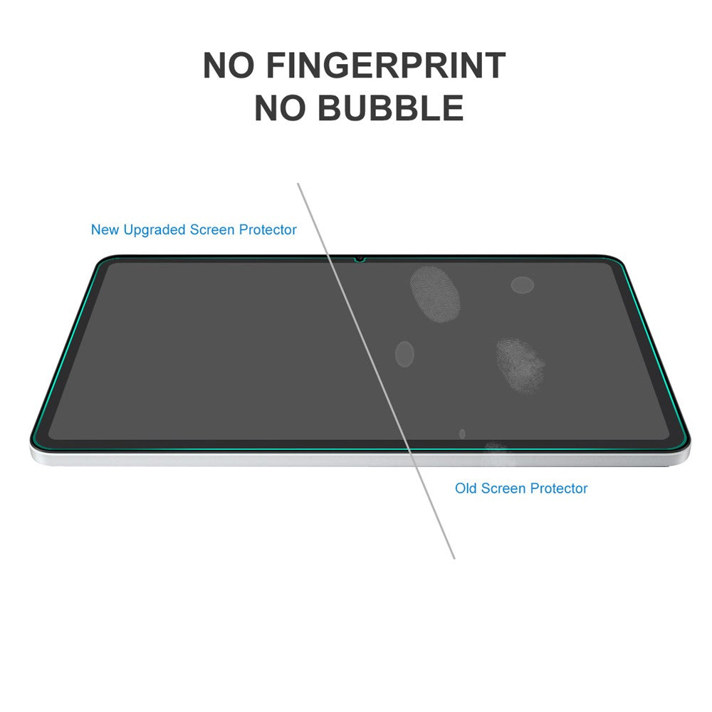 ENKAY HAT PRINCE 2Pcs / Set for Oppo Pad Air 0.33mm Screen Protector 9H Hardness 2.5D Arc Edge Anti-explosion Full Glue Tempered Glass Film