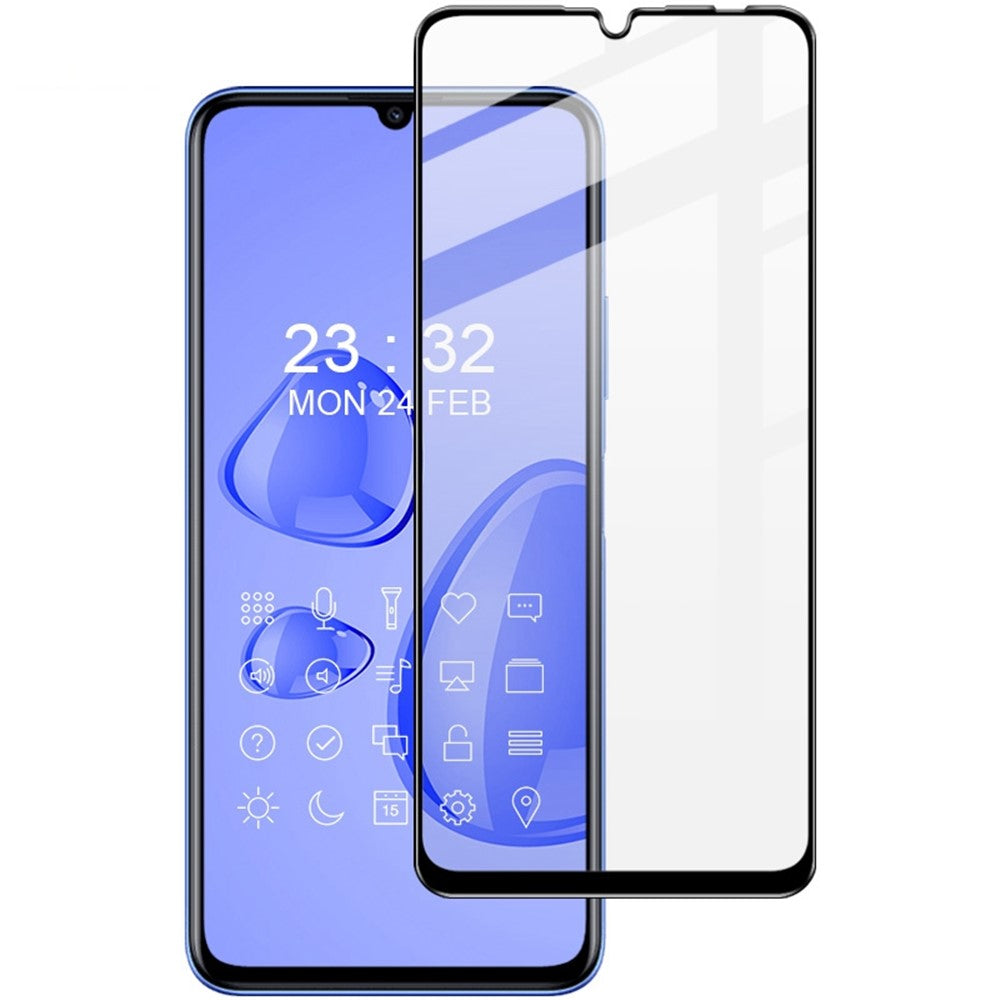 IMAK Pro+-serien för Huawei nova Y70 Plus 4G / nova Y70 / Maimang 11 5G skärmskydd helhöljande heltäckande lim 9H-hårdhet härdat glas klar film
