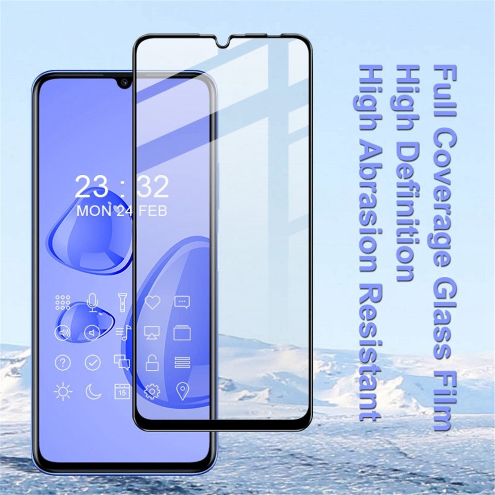 IMAK Pro+-serien til Huawei nova Y70 Plus 4G / nova Y70 / Maimang 11 5G, fulddækkende skærmbeskyttelse med fuld lim, 9H-hårdhed, hærdet klar glasfilm