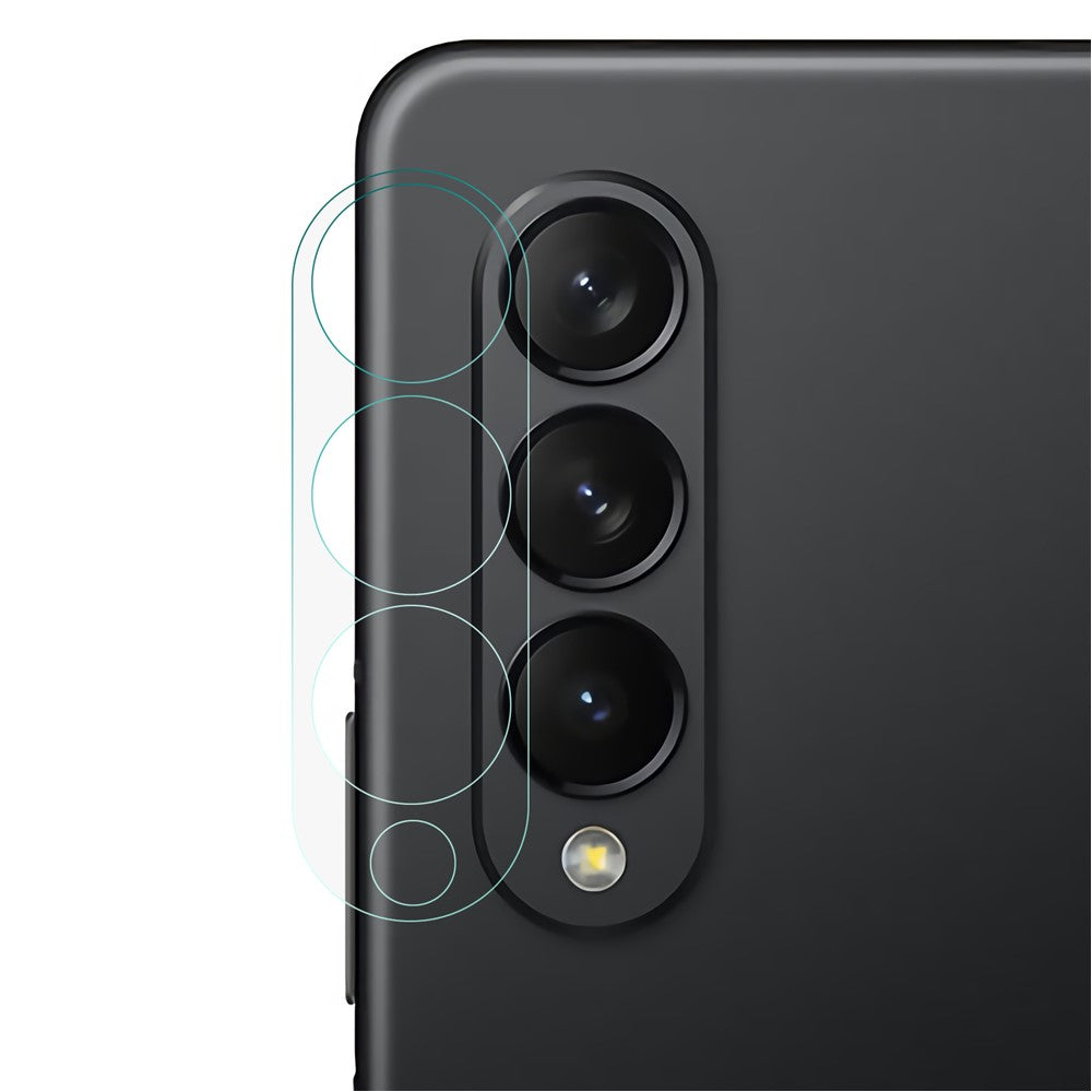 For Samsung Galaxy Z Fold4 5G Rear Camera Lens Protector Tempered Glass High Transparency Anti-scratch Full Lens Film