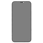 Til iPhone 12 Pro Max 6,7 tommer Højt aluminium-siliciumglas privatlivsskærmbeskytter Silketryk Fuld dækning Fuld lim Antistatisk støvtæt film med automatisk justeringsværktøj