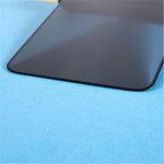 iPhone 11 Pro Max / XS Max 6,5 tums skärmskydd med sidentryck, heltäckande aluminium-kiselglas, antistatisk film med dammtätt nät