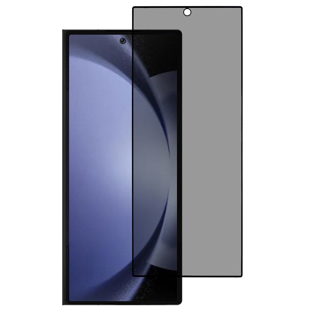 Til Samsung Galaxy Z Fold6 5G Privacy Screen Protector Silketryk Ramme Fuld Lim Hærdet Glasfilm (Ydre Skærm)