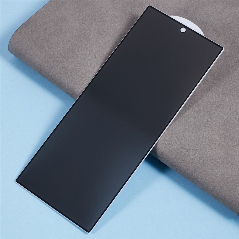 Til Samsung Galaxy Z Fold6 5G Privacy Screen Protector Silketryk Ramme Fuld Lim Hærdet Glasfilm (Ydre Skærm)