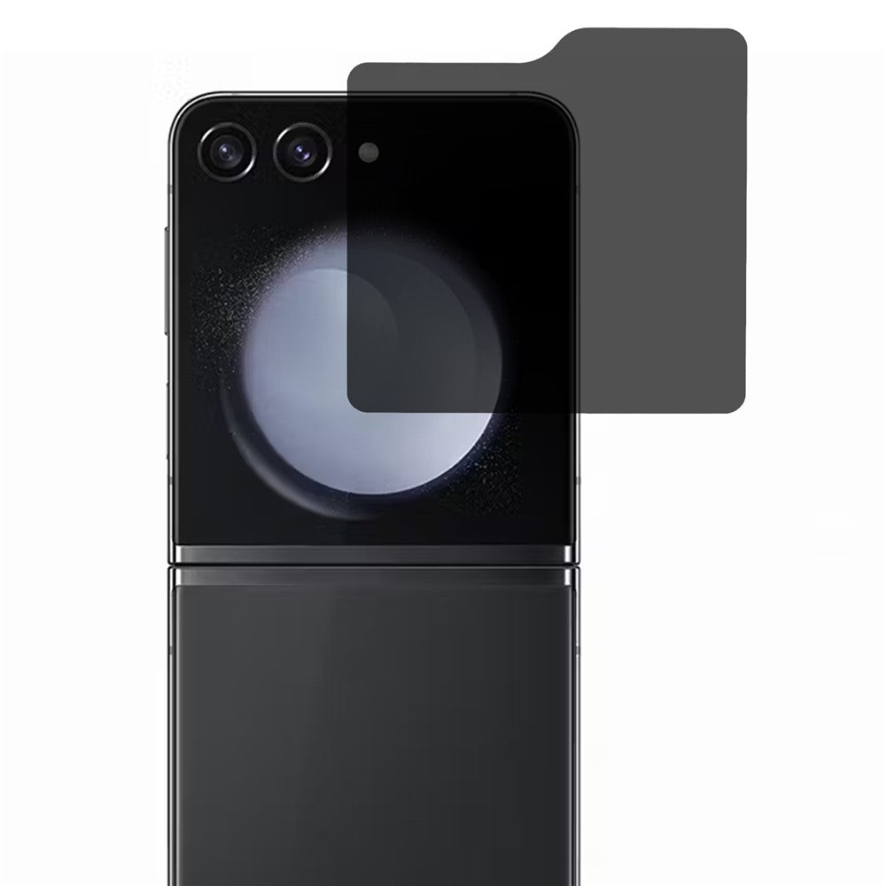 For Samsung Galaxy Z Flip7 FE 5G / Z Flip6 5G / Z Flip5 5G Screen Protector Full Glue 180-Degree Anti-Spy Tempered Glass Film (Outer Screen)