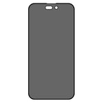 For iPhone 14 Pro Max 6.7 inch Full Coverage Anti-Spy Tempered Glass Film Full Glue Silk Printing Screen Protector