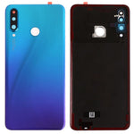 Til Huawei P30 Lite (48MP) Batteridæksel med Klæbemærke+Kameralinsebeskytter