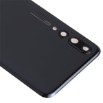Til Huawei P20 Pro Batteridæksel med Klæbemærke+Kameraglas
