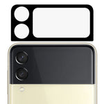 Samsung Galaxy Z Flip4 5G Silkestryck Kameralinsskydd Reptålig HD Klar Härdad Glaslinsfilm