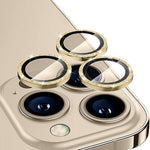 ENKAY HAT PRINCE För iPhone 14 Pro / 14 Pro Max 1 set Kameralinsskydd Glitterdekor Härdat Glas Aluminiumlegeringsfilm