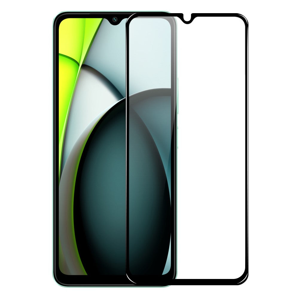 NORTHJO A+ For Xiaomi Redmi A3x 4G Silk Printing Screen Protector 2.5D High Aluminum-Silicon Film, Black