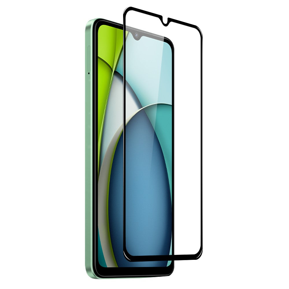 NORTHJO A+ For Xiaomi Redmi A3x 4G Silk Printing Screen Protector 2.5D High Aluminum-Silicon Film, Black
