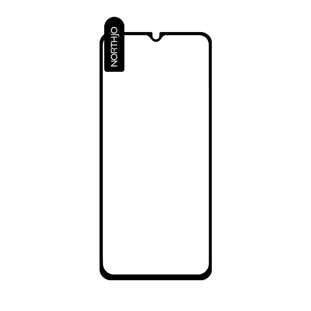 NORTHJO A+ For Xiaomi Redmi A3x 4G Silk Printing Screen Protector 2.5D High Aluminum-Silicon Film, Black