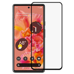RURIHAI för Google Pixel 7 5G Heltäckande Anti-nötningsskyddande Sekundärhärdande 2.5D Full Glue HD Skärmskydd Aluminium-kisel Glasfilm