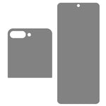 For Samsung Galaxy Z Flip7 FE 5G / Z Flip6 5G Anti-Spy PET Screen Protector Front Screen + Back Screen Matte Film