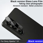 IMAK For Sony Xperia 1 VI Tempered Glass Camera Lens Protector Anti-Scratch (Black Version)