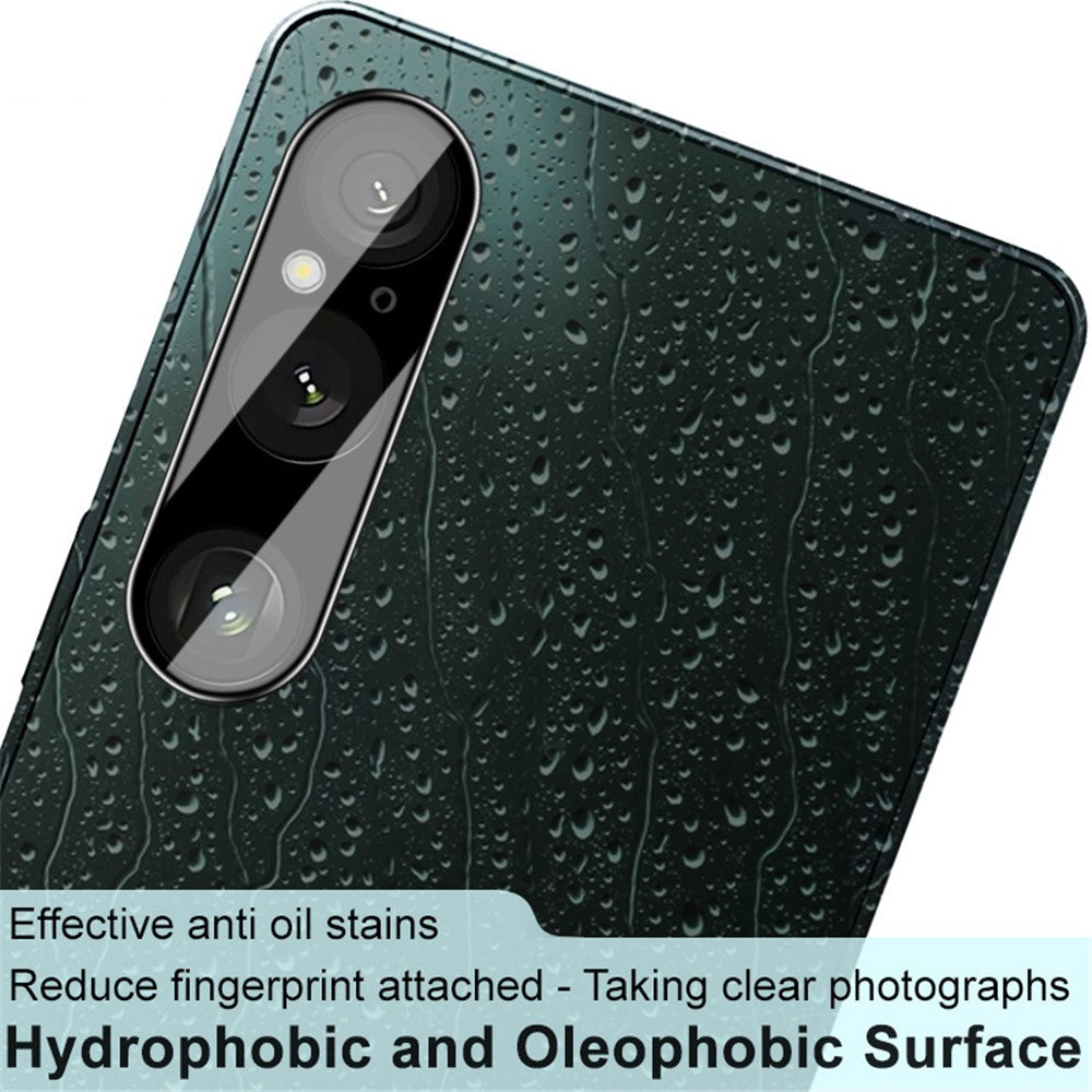 IMAK For Sony Xperia 1 VI Tempered Glass Camera Lens Protector Anti-Scratch (Black Version)