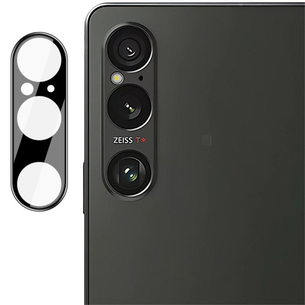 IMAK For Sony Xperia 1 VI Tempered Glass Camera Lens Protector Anti-Scratch (Black Version)