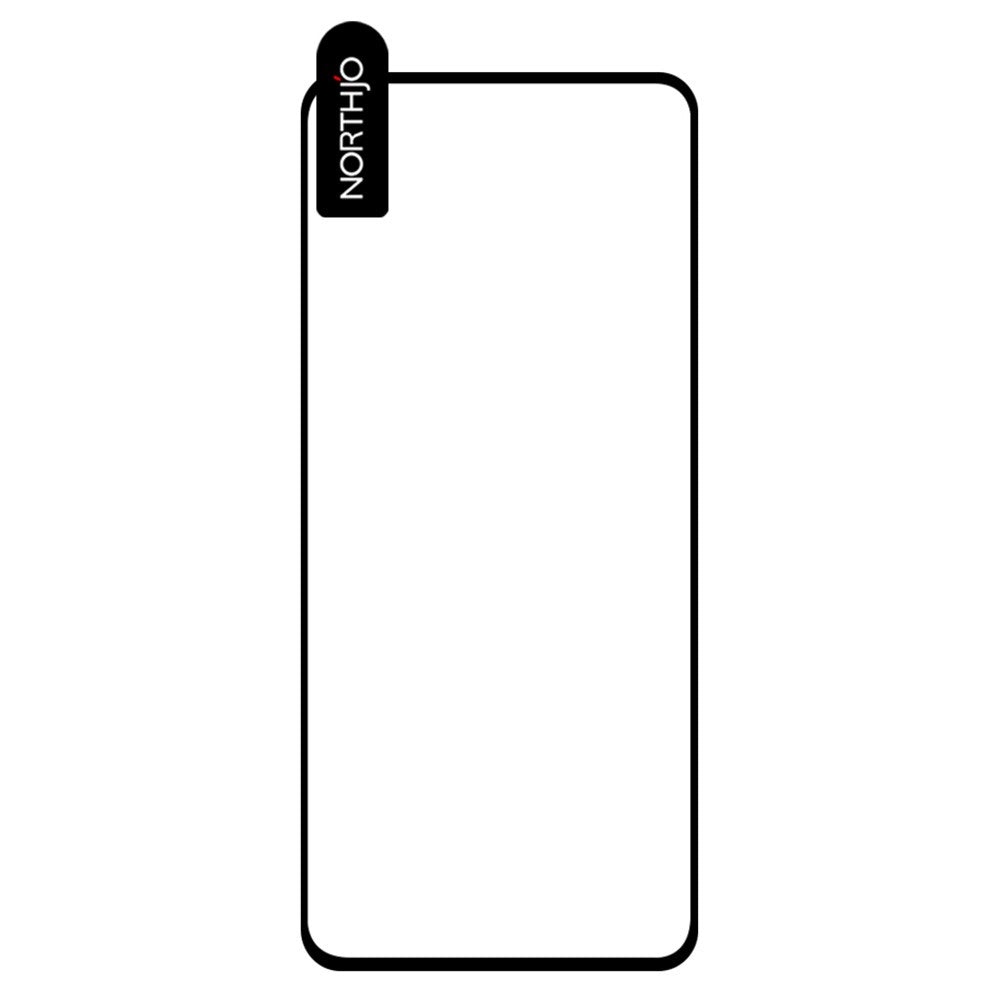 NORTHJO A+ For Xiaomi 13T / 13T Pro / Redmi K60 Ultra Screen Protector 2.5D Silk Printing Film, Black