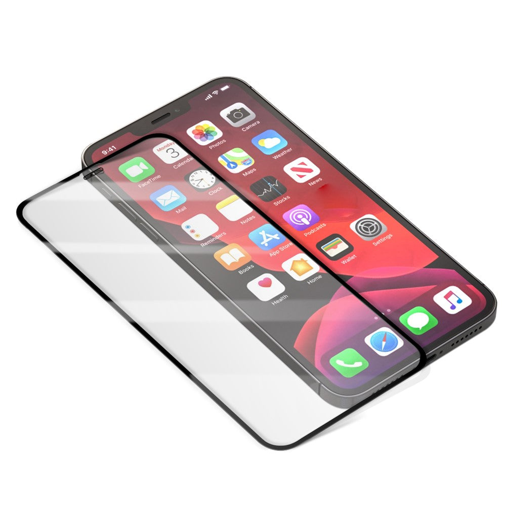 MOCOLO 25Pcs For iPhone 12 mini Tempered Glass Screen Protector Silk Printing Black Edge