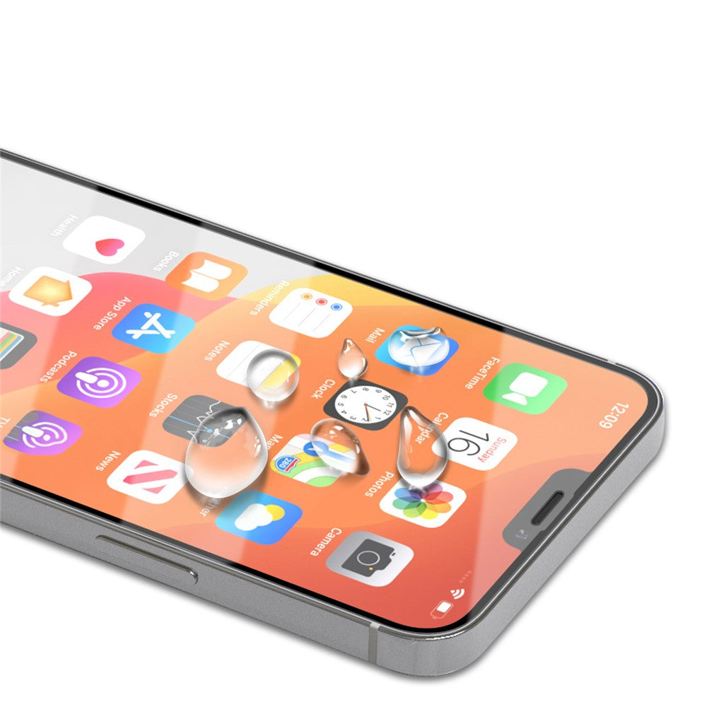 MOCOLO 25Pcs For iPhone 12 mini Tempered Glass Screen Protector Silk Printing Black Edge